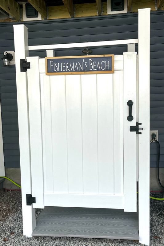 Outdoor Shower Sign