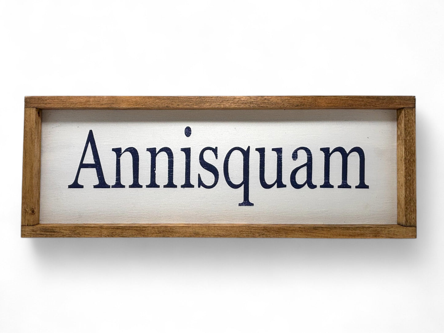 Annisquam Hand-Painted Wooden Sign