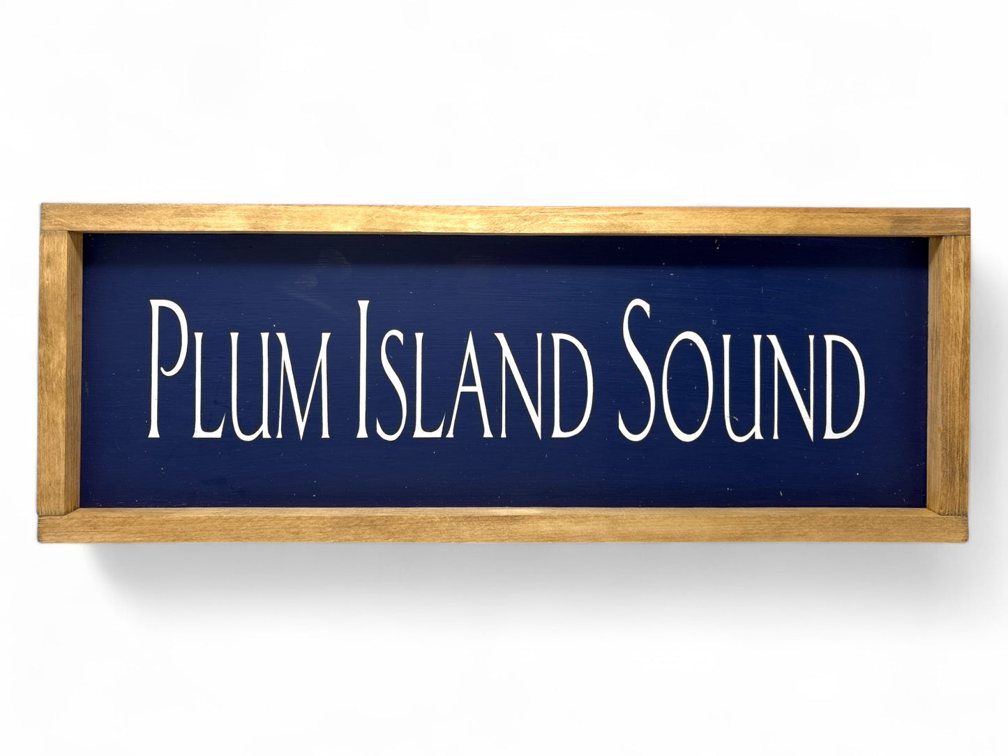 Plum Island Sound Hand-Painted Wooden Sign