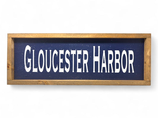 Tuck's Point Hand-Painted Wooden Sign