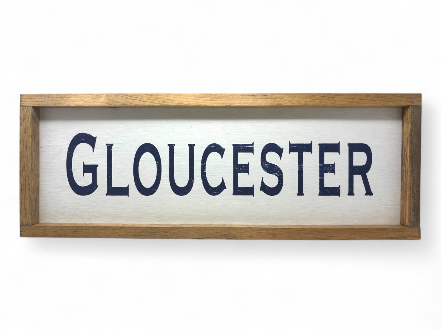 Gloucester Hand-Painted Wooden Sign