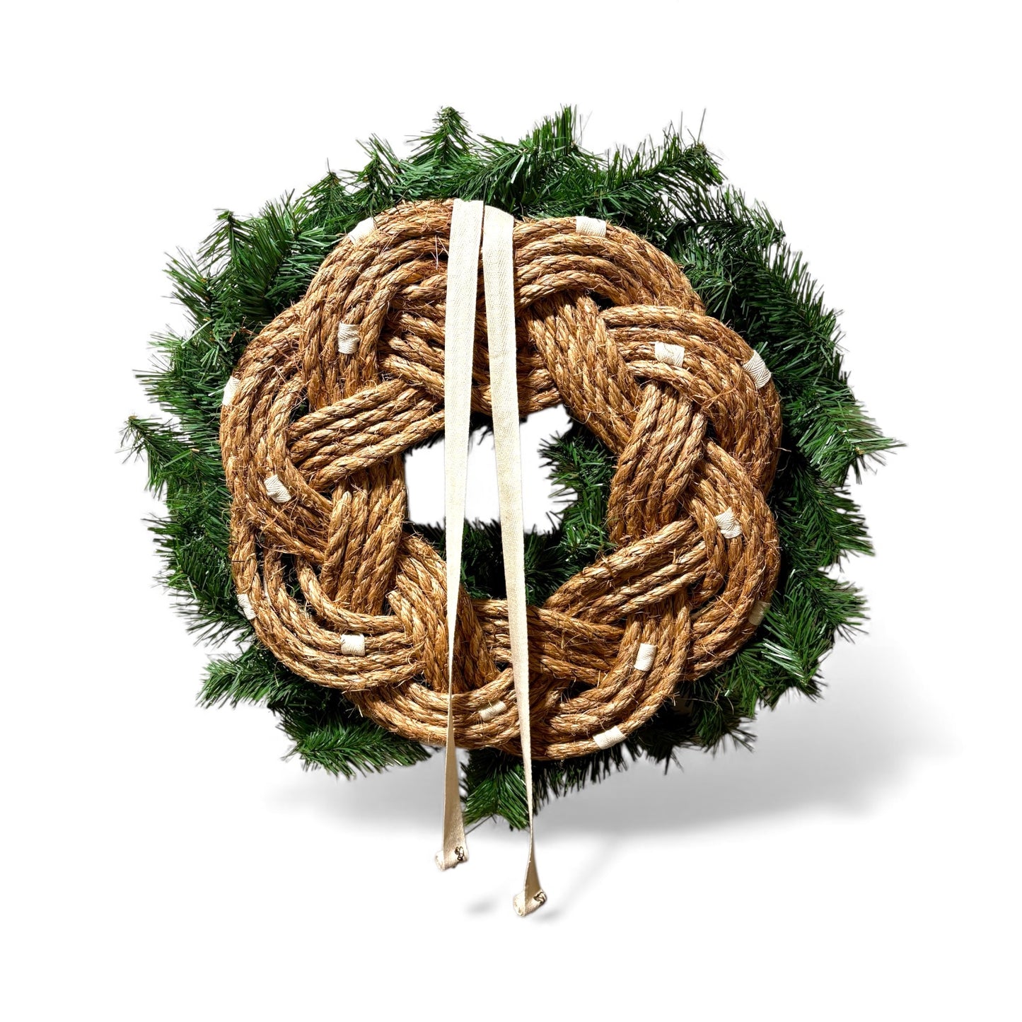Holiday Turk's Head Rope Wreath | Coastal Artisan Decor