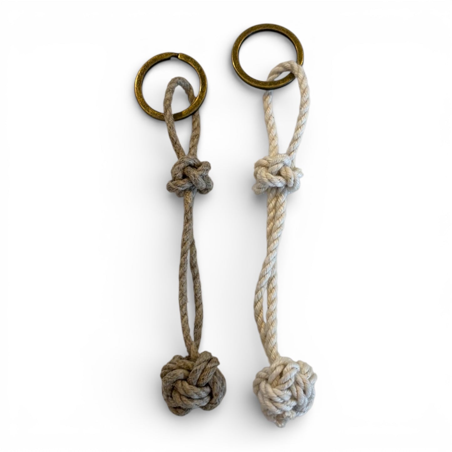 Boatswain's Whistle Knot Keychain | Coastal Artisan Gift | Odd Cod Studio